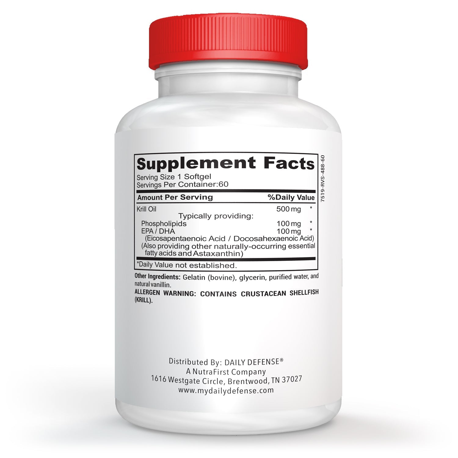 ANTARCTIC KRILL OIL Omega-3 EPA/DHA