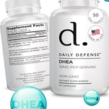 DHEA 50mg – Non-GMO and Gluten Free Micronized DHEA Supplement for Men and Women - Support Hormone Balance, Energy, Vitality, Healthy Aging
