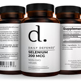 Selenium Supplement – 200 mcg of Selenium for powerful antioxidant support, helping promote immune function, thyroid health, and healthy aging. Third-Party Certified for quality and purity.