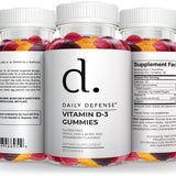 Vitamin D3 & K2 Gummies 60 Count – Supports bone strength, heart health, optimal calcium absorption, and a healthy immune system