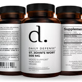St. John’s Wort 500 mg Tablets – Herbal supplement designed to support a positive mood and emotional well-being, 100 Tablets